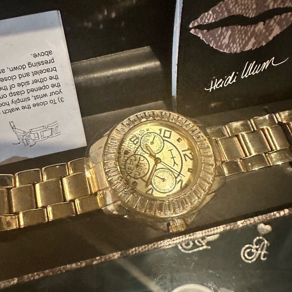 Heidi Daus Gold-Tone Watch